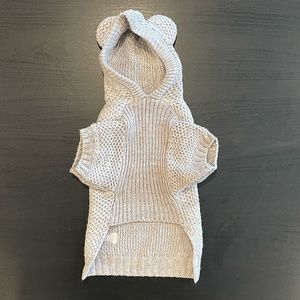 Pup Crew Dog Sweater with Hood